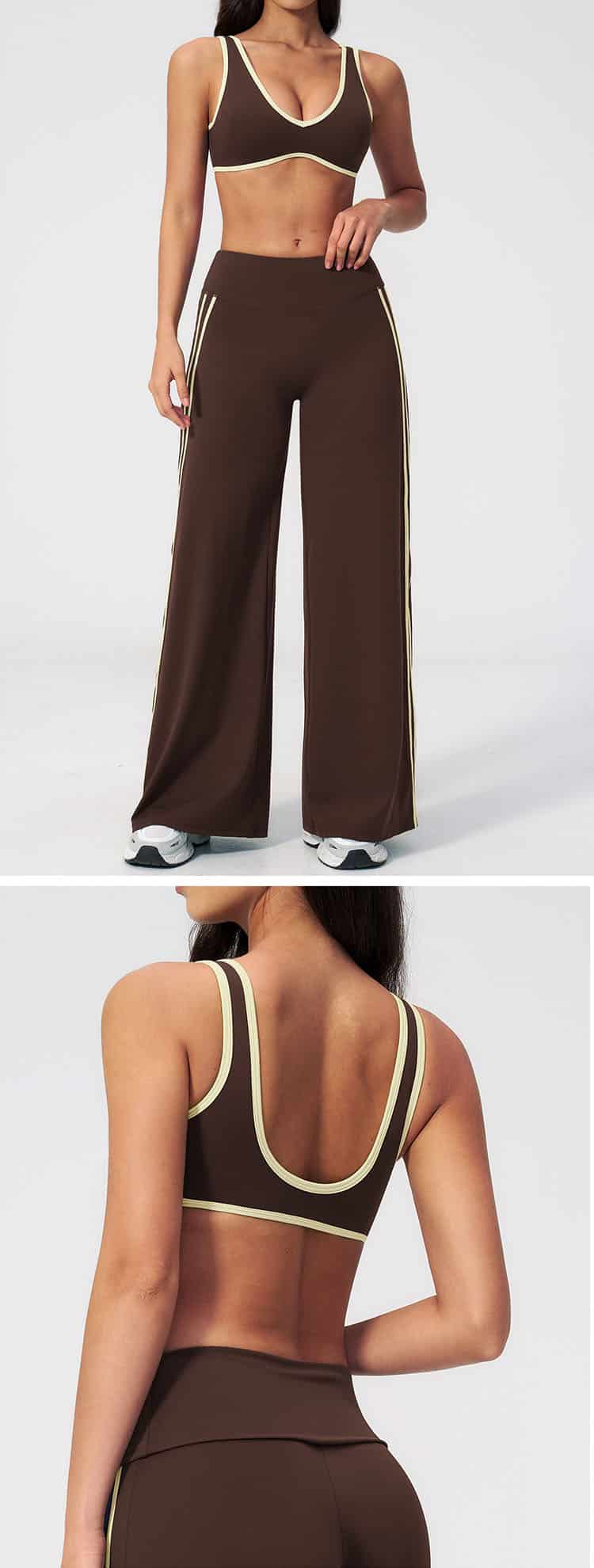 The unique U-shaped cutout open back design is the highlight of this piece
