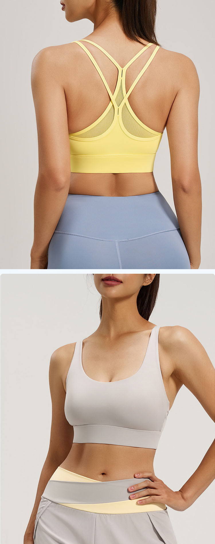 Upgrade your fitness wardrobe with this stylish cross-back yoga vest