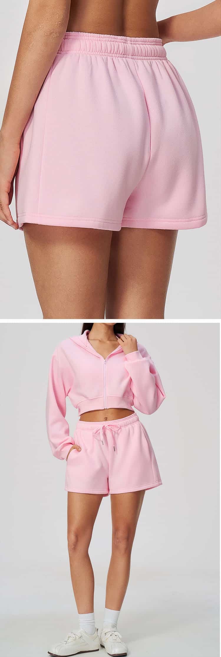 Equipped with practical side pocket design, the shorts provide convenient and safe storage for mobile phones