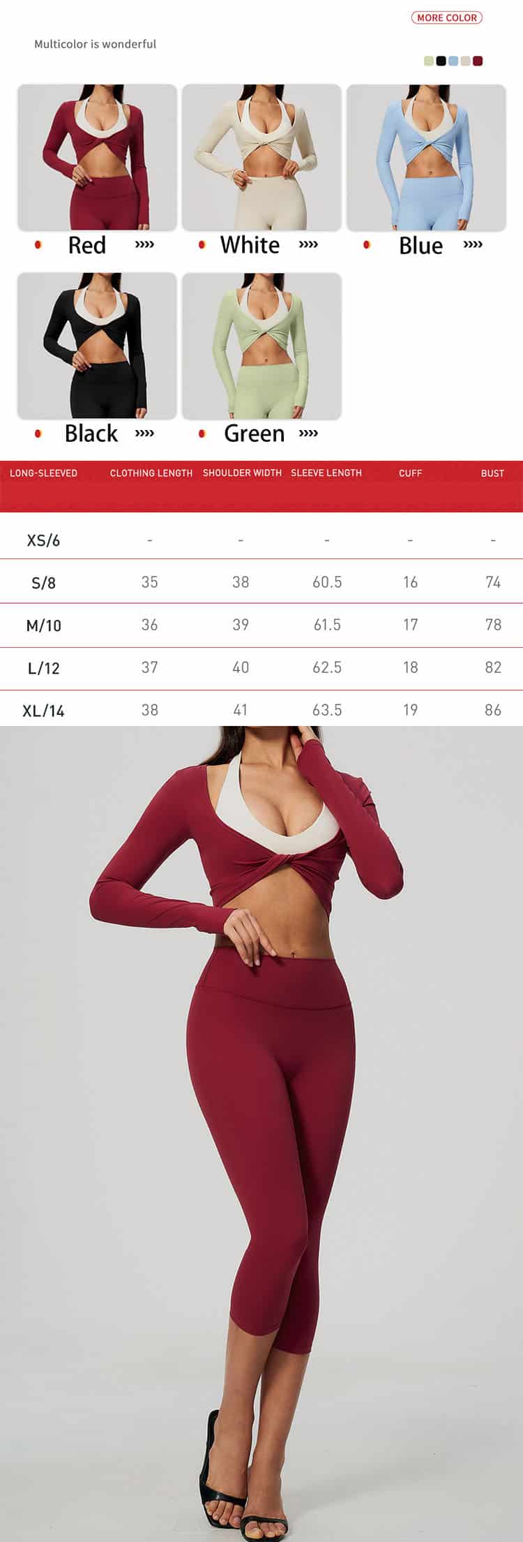 is slim-fit long sleeve is designed to hug your body and highlight your natural waistline
